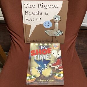 Kids Books Bundle: It’s Shoe Time/The Pigeon Needs a Bath!